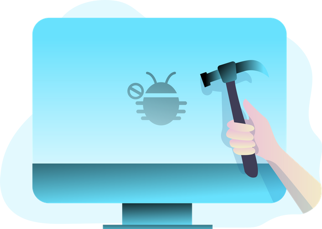 Free Fehler behoben  Illustration