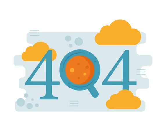Free Page Not Found  Illustration
