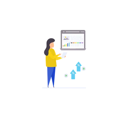 Digital Marketing  Illustration
