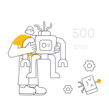 Fix robot for error 505  Illustration