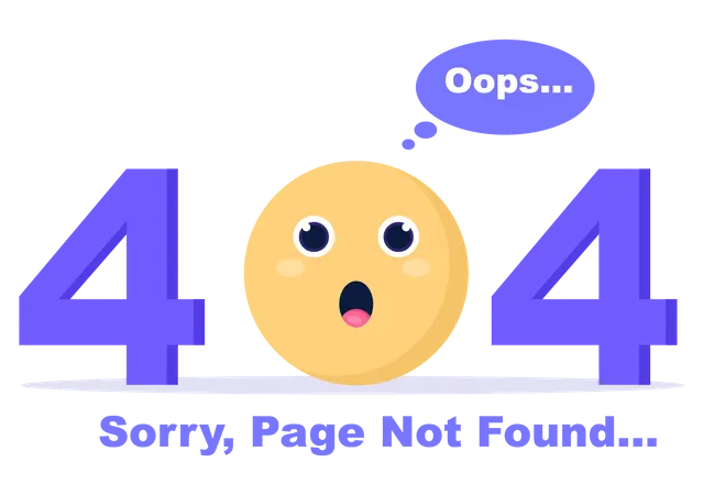 Page Not Found  Illustration